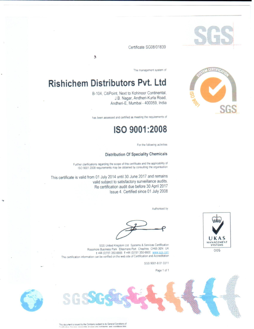 ISO-Certificate